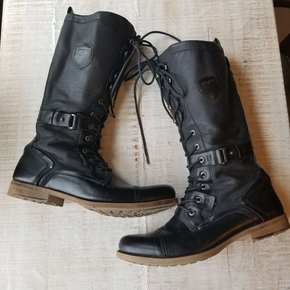 J75 Jump Mens Danger Tall Combat Boot Size 9.5
